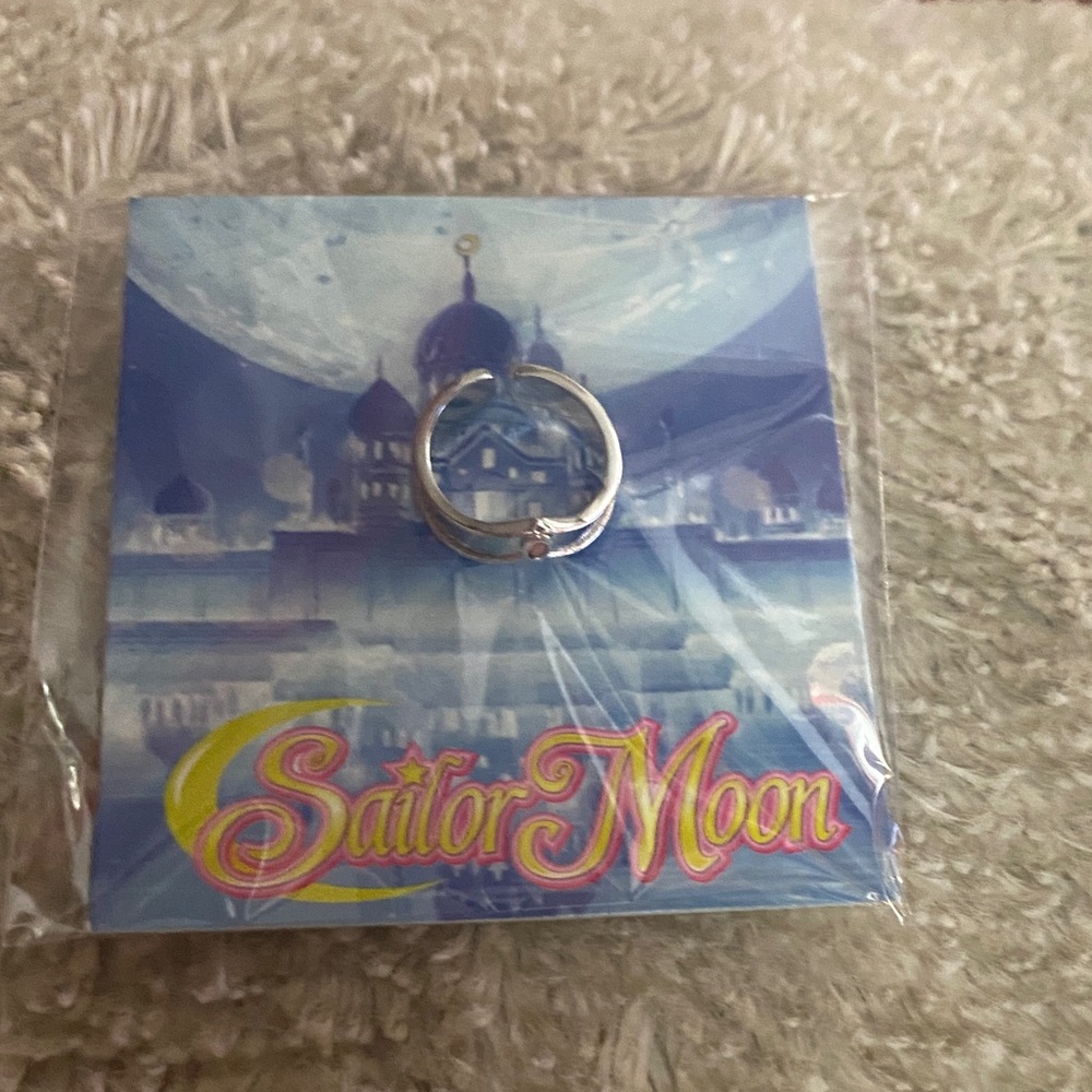 Sailor Moon Silver Adjustable Ring